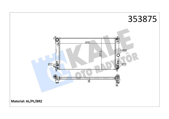 RADYATOR AL/PL/BRZ CH - R