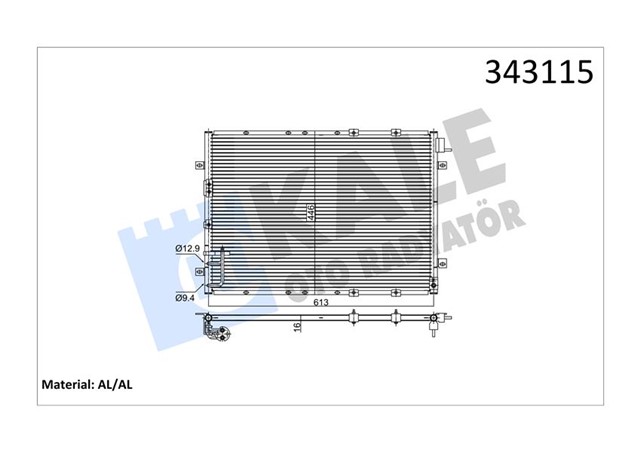 KLIMA KONDENSERI KIA SORENTO I AL - AL