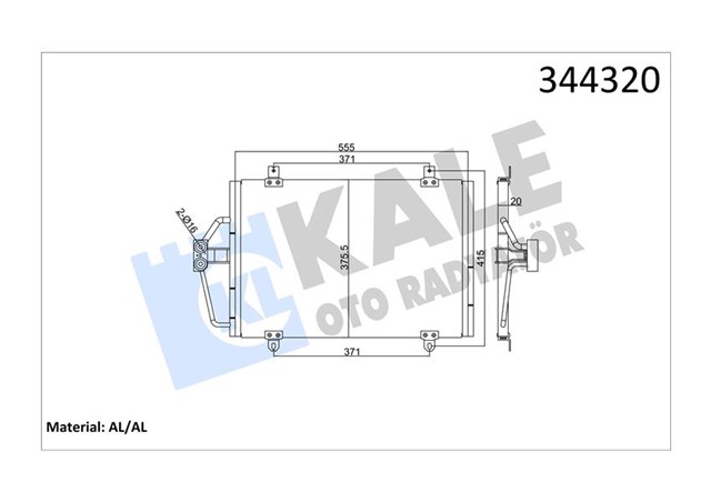 KLIMA KONDENSERI MGN I AL - AL