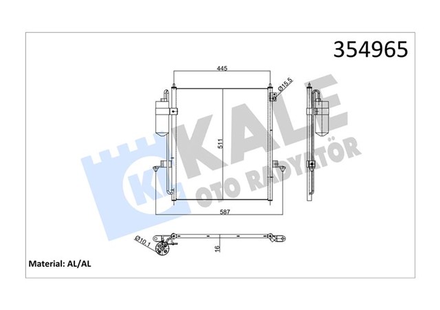 KLIMA KONDENSER L200 - TRITON