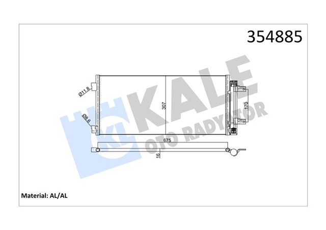 KONDENSER AL/PL/BRZASTRA K