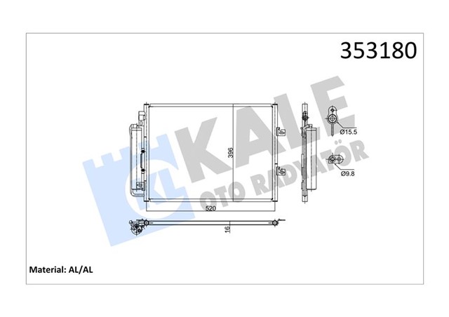 KONDENSER RENAULT TWINGO II