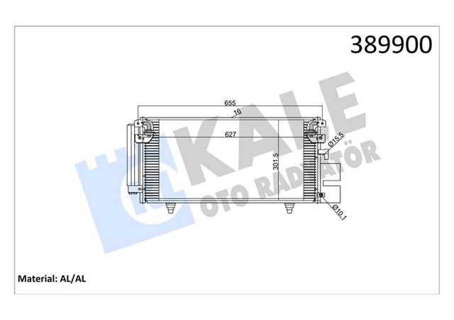 KLIMA KONDENSERI SUBARU FORESTER AL - AL
