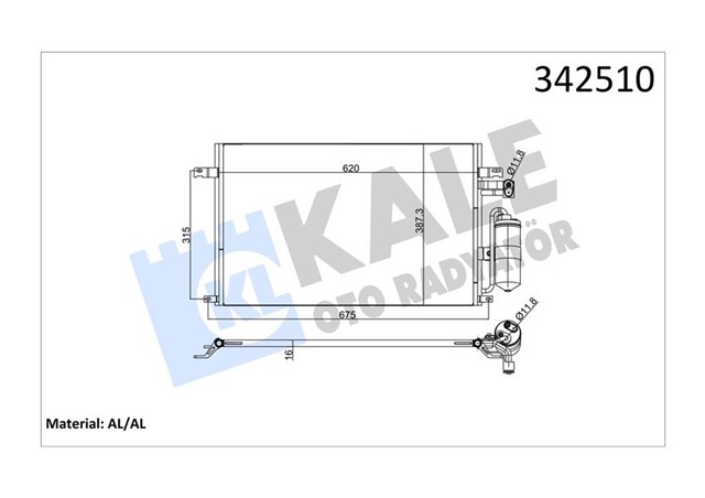 KLIMA KONDENSERI CHEVROLET EPICA AL - AL