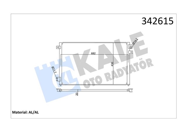 KLIMA RADYATORU AJ - V6 FB AJ - V8 AJ8FT S - TYPE II X200 1999 2007