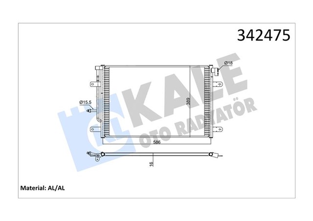 KLIMA KONDENSERI AUDI AUDI A4 SEAT EXEO - EXEO ST AL - AL