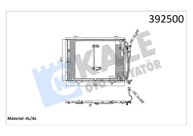 KLIMA RADYATORU MERCEDES W202 S202 W210