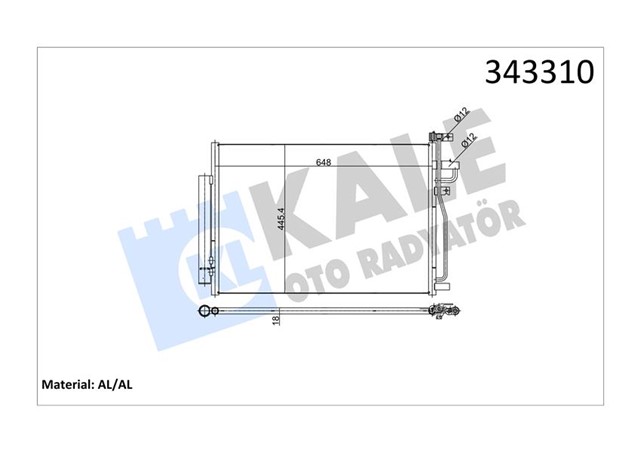 KLIMA KONDENSERI OPEL ANTARA - CHEVROLET CAPTIVA AL - AL