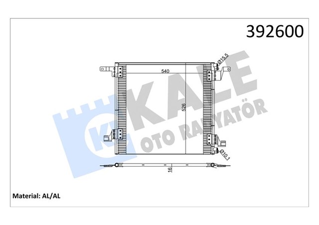 KLIMA RADYATORU MERCEDES ML - CLASS W163 98 05