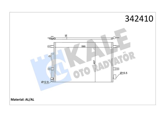 KLIMA KONDENSERI AUDI AUDI A4 AL - AL