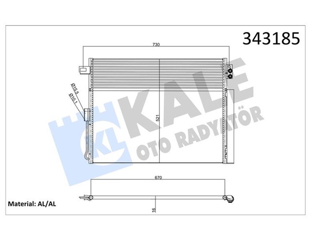 KLIMA KONDENSERI GRAND JEEP CHEROKEE IV AL - AL