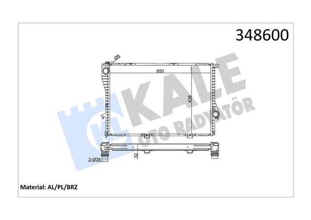 MOTOR SU RADYATORU BMW M52 M54 E39 E38