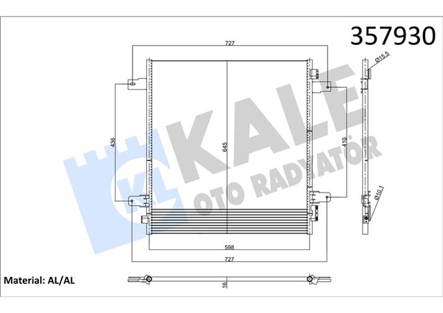 KONDENSER NISSAN PATROL VI 5.6 10 - 