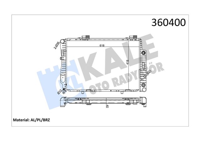 MOTOR SU RADYATORU MERCEDES C - CLASS W202 S202