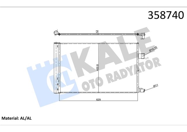 KLIMA RADYATORU 204DTD 204DTH JAGUAR F - PACE X761 XE 760 XF SPORTBRAKE 260 XF 2 X260