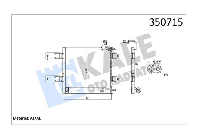 KONDENSER AL/AL AROSA - LUPO - POLO