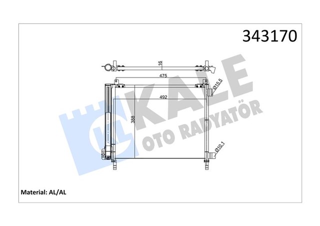 KLIMA KONDENSERI NISSAN MICRA IV AL - AL