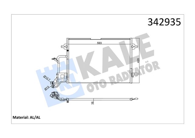 KLIMA KONDENSERI AUDI A4 AL - AL