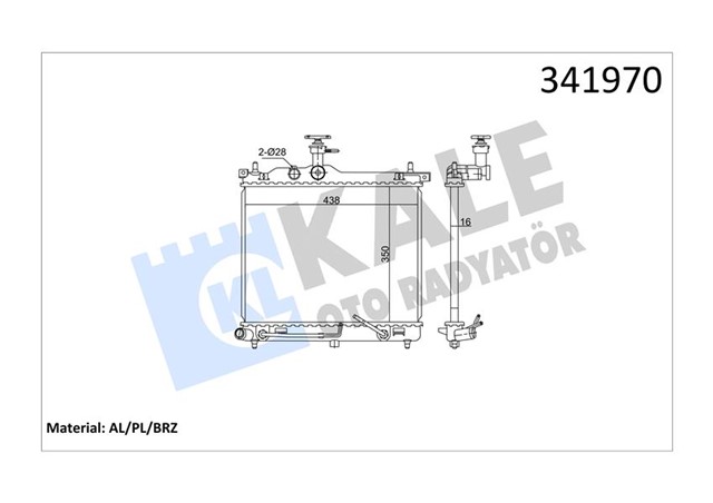 RADYATOR HYUNDAI I10 AL - PL - BRZ