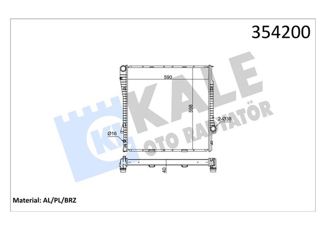 MOTOR SU RADYATORU BMW M62 N62 M57N E53 03 06