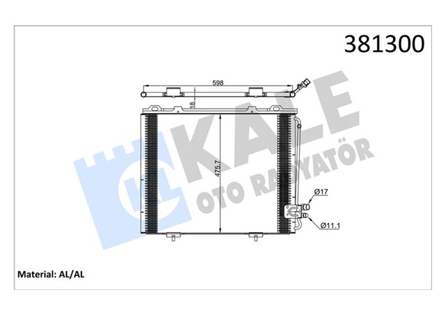 KLIMA RADYATORU MERCEDES E - CLASS W210 96 02