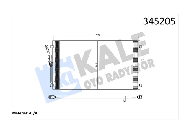 KONDENSER AL/AL VOYAGER IV - CARAVAN