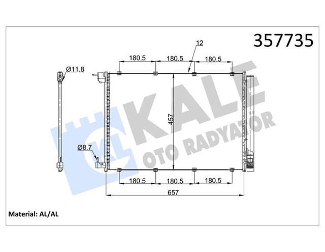 KLIMA RADYATORU MERCEDES W205 S205 W213 S213 W222 C217 X253