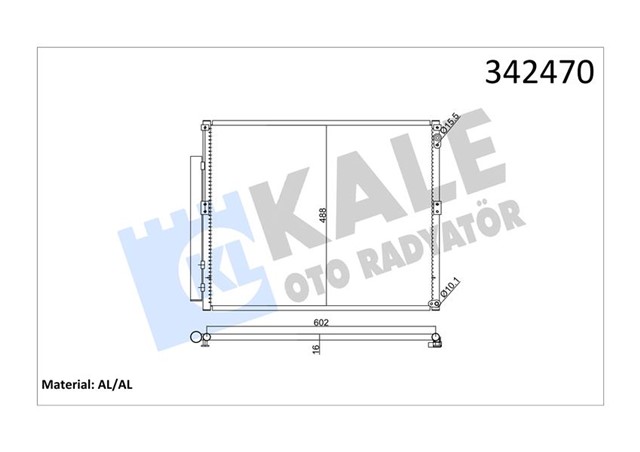 KLIMA KONDENSERI TOYOTA LAND CRUISER AL - AL