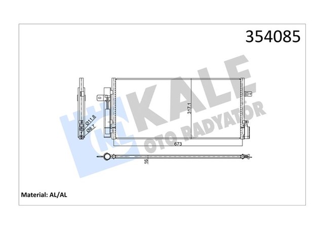 KONDENSER CHEVROLET AVEO