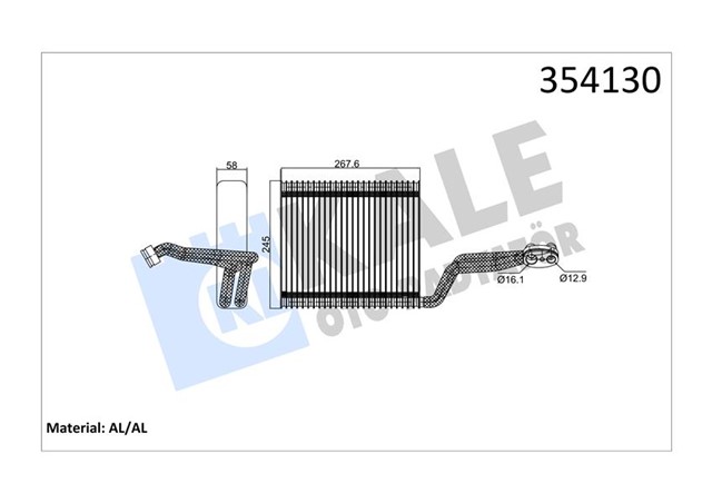 EVAPORATOR AUDI A4 - SEAT EXEO - EXEO ST