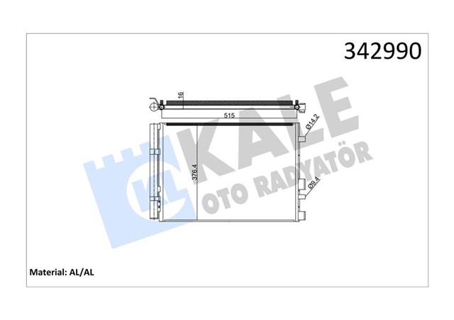 KLIMA KONDENSERI HYUNDAI I20 AL - AL
