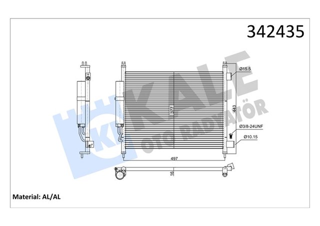 KLIMA KONDENSERI NISSAN MICRA IV AL - AL