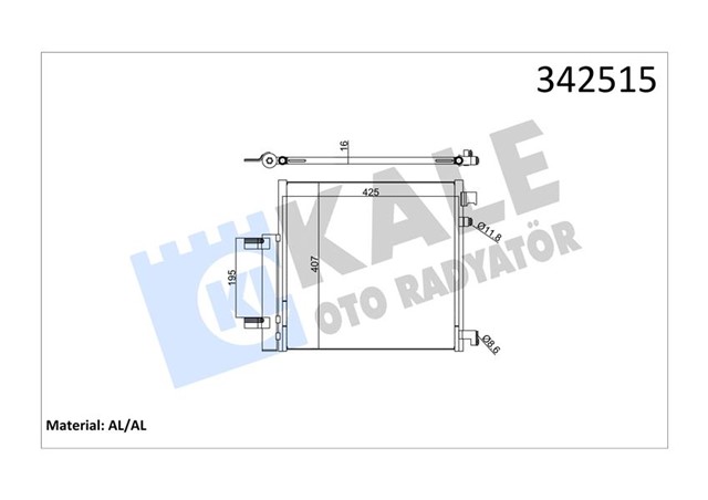 KLIMA KONDENSERI CHEVROLET SPARK AL - AL