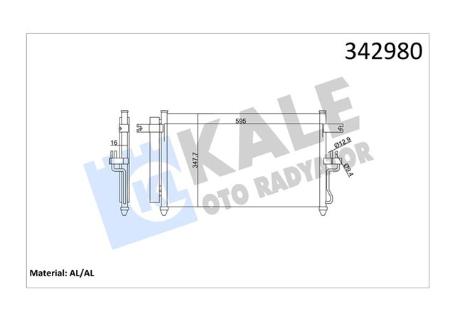 KLIMA KONDENSERI HYUNDAI ACCENT II AL - AL