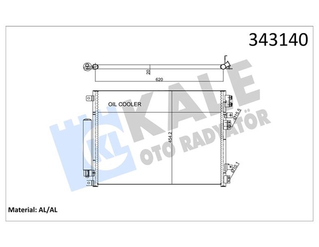 KLIMA KONDENSERI CHRYSLER 300C - TOURING AL - AL
