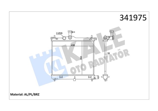 RADYATOR HYUNDAI I10 AL - PL - BRZ