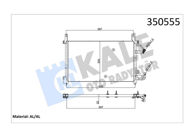 KONDENSER AL/PL/BRZ CIELO - ESPERO - RACER
