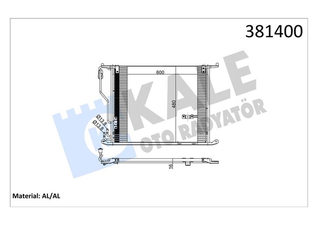 KLIMA RADYATORU MERCEDES W220 C215 R230