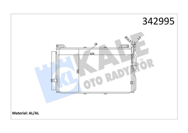 KLIMA KONDENSERI HYUNDAI MATRIX AL - AL