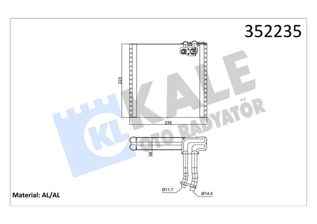 EVAPORATOR LOGAN - SANDERO