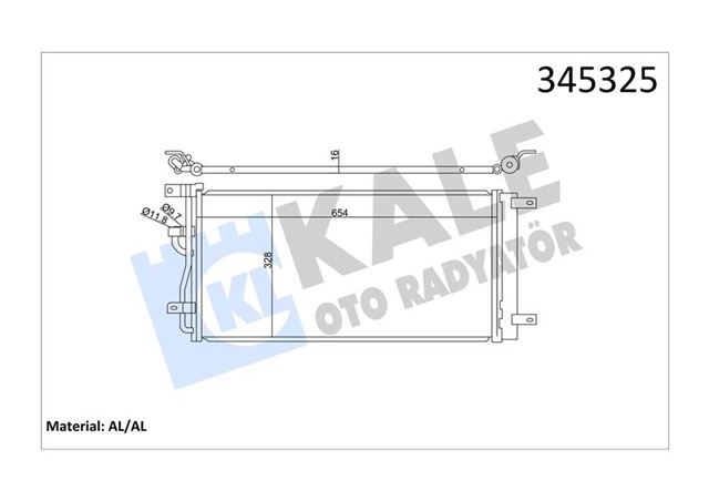 KONDENSER CAPTIVA - ANTARA 2.0/2.2 CDTI 06 - 