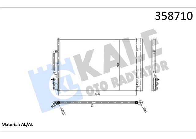 KONDENSER OPEL INSIGNIA B 1.5 - 1.6 TURBO - 2.0 - 2.0 CDTI - 1.4 TURBO 17 - - OPEL INSIGNIA B GRAND 1.5 CDTI - 1