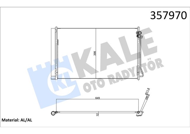 KLIMA RADYATORU MERCEDES W447 B907 B910