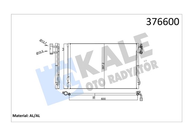 KLIMA RADYATORU N43 N45 N46 N51 N52 N53 M3 E81 E82 E87 E88 E90 E91 E92 E93 E84 E89