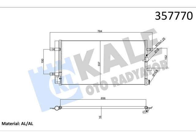 KONDENSER A6 A7 AVANT - QUATTRA 15 - 18