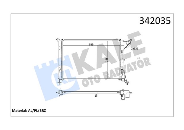 RADYATOR MINI AL - PL - BRZ