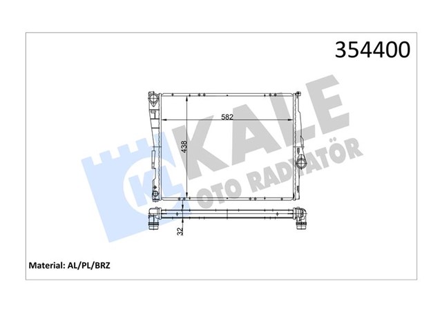 MOTOR SU RADYATORU BMW M52 M54 M57 E46 Z4 E85