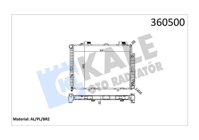 MOTOR SU RADYATORU MERCEDES E - CLASS M111 W210 S210 KLIMALI