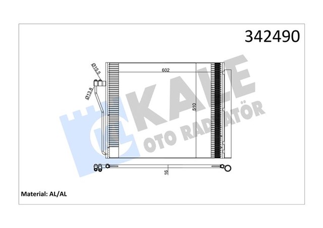 KLIMA RADYATORU BMW F01 F02 F03 F04