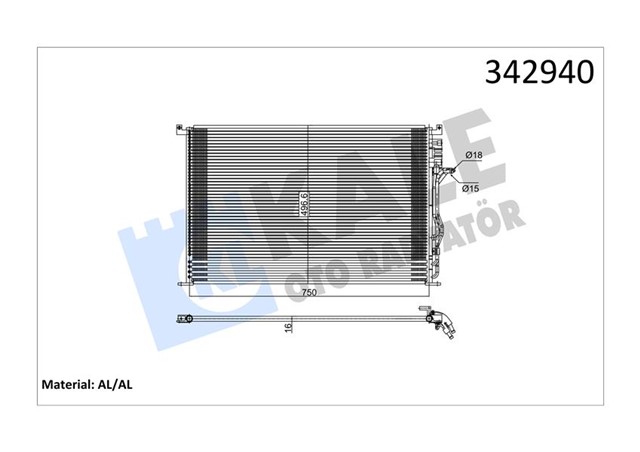 KLIMA KONDENSERI AUDI A8 AL - AL